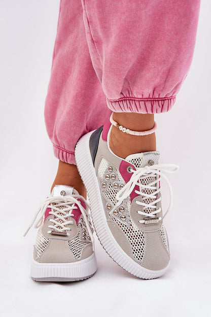   Buty Sportowe Model Ogalda YY-157 Grey - Step in style 