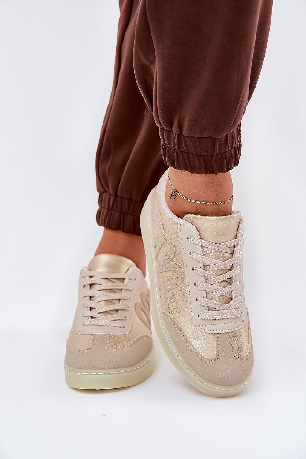   Buty Sportowe Model Iladira C2038-3 Beige - Step in style 