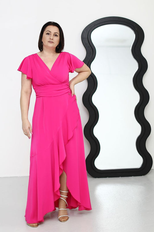  Sukienka Model Soe Fuksja - Jersa 