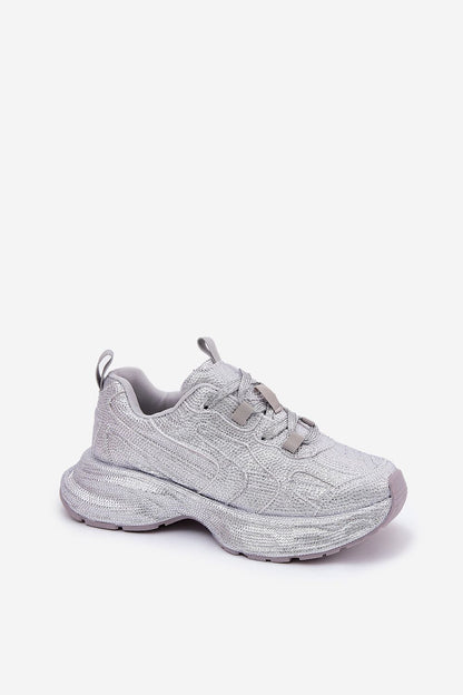   Buty Sportowe Model Porrot YY-102 Silver - Step in style 