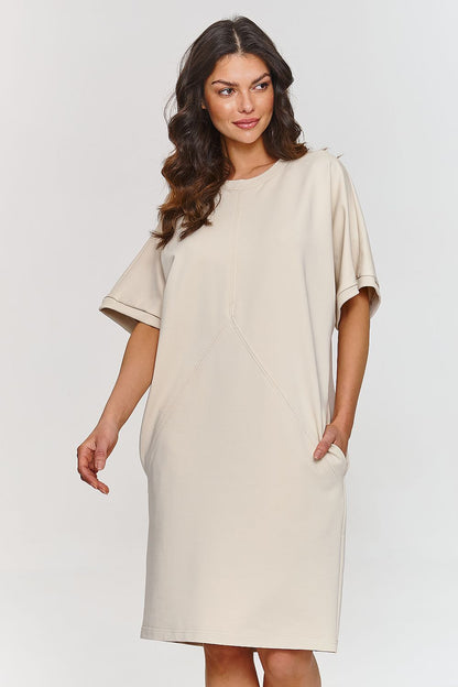  Sukienka Model M864 Light Beige - Makadamia 