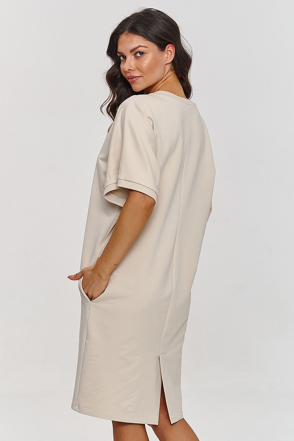  Sukienka Model M864 Light Beige - Makadamia 