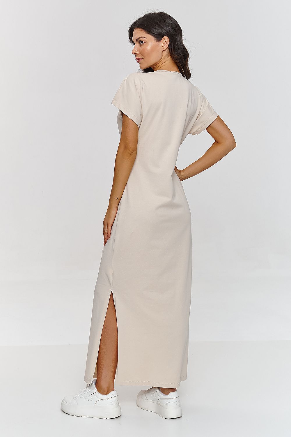 Sukienka Model M878 Light Beige - Makadamia 