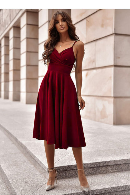  Sukienka Model Tifani 001140. 7/8 Bordo - With You 