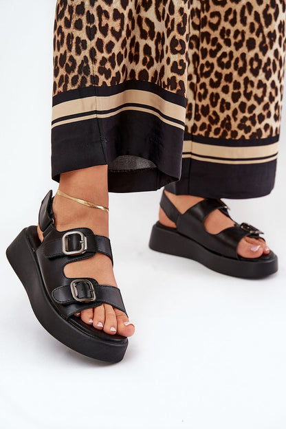  Sandały Model Genorre MAN0888 Black - Step in style 
