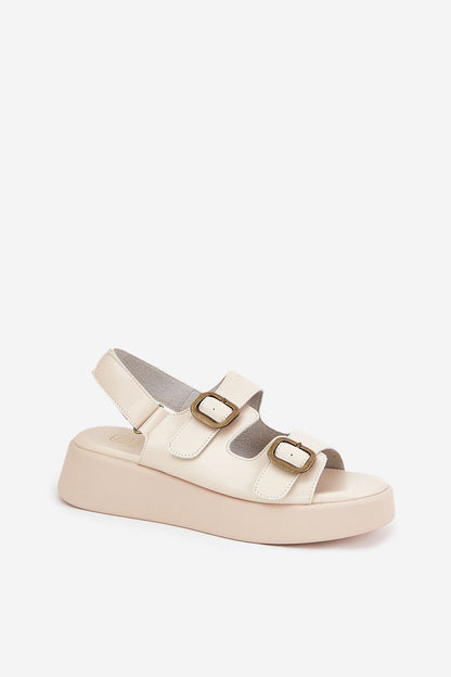  Sandały Model Genorre MAN0888 Beige - Step in style 