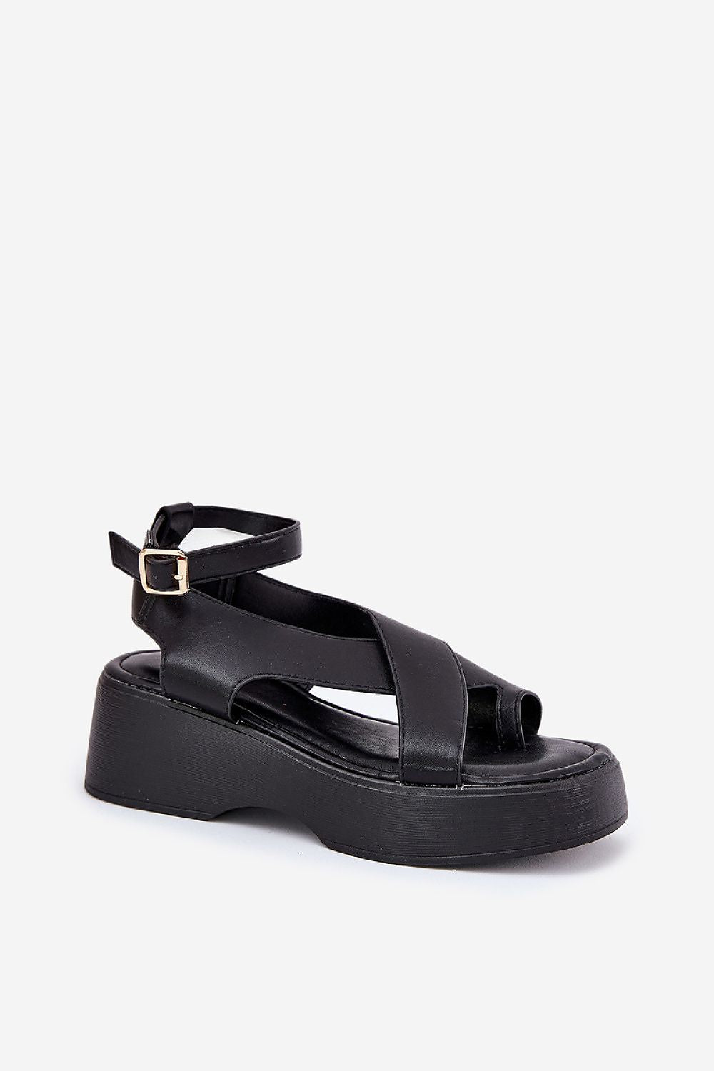  Sandały Model Tenzorus WS-001 Black - Step in style 