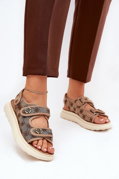  Sandały Model Pefese 88-12 Khaki - Step in style 