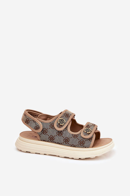  Sandały Model Pefese 88-12 Khaki - Step in style 