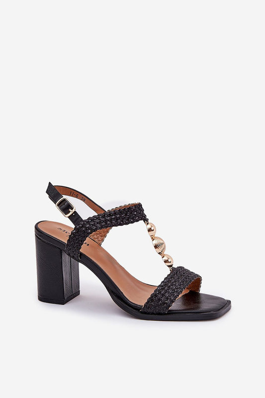  Sandały Model Annaviel 11-6 Black - Step in style 