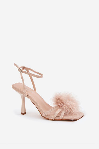  Sandały Model Xaliope P-1408 Beige - Step in style 