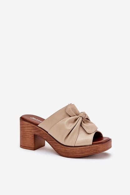  Sandał Klapki Model Kikilla RMR23126-8 Beige - Step in style 