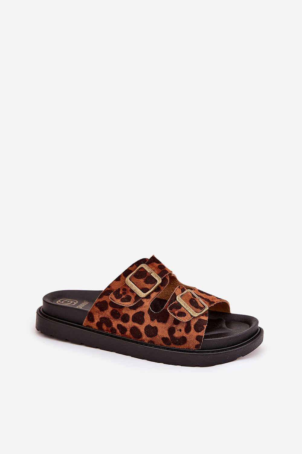  Sandał Klapki Model Simbes M35 Brown Panterka - Step in style 