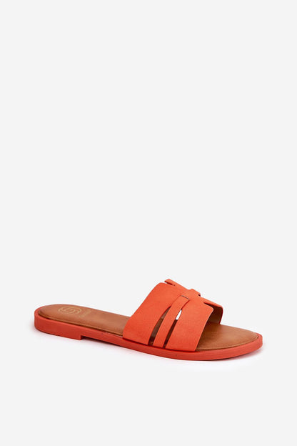  Sandał Klapki Model Teterre M36 Orange - Step in style 