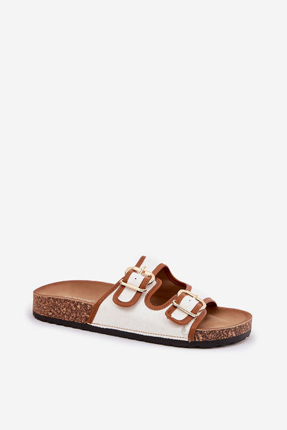  Sandał Klapki Model Osoffe 666-31 White - Step in style 