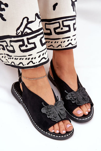  Sandały Model Setorina RMR2266-10 Black - Step in style 