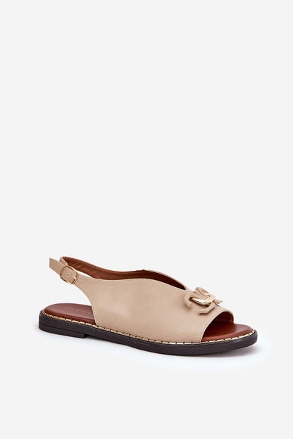  Sandały Model Tillireta A8205 Beige - Step in style 