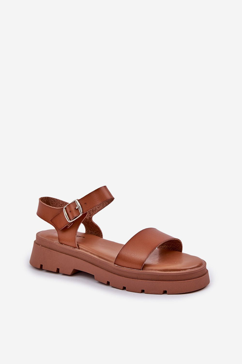  Sandały Model Evaretha Al17 Camel - Step in style 