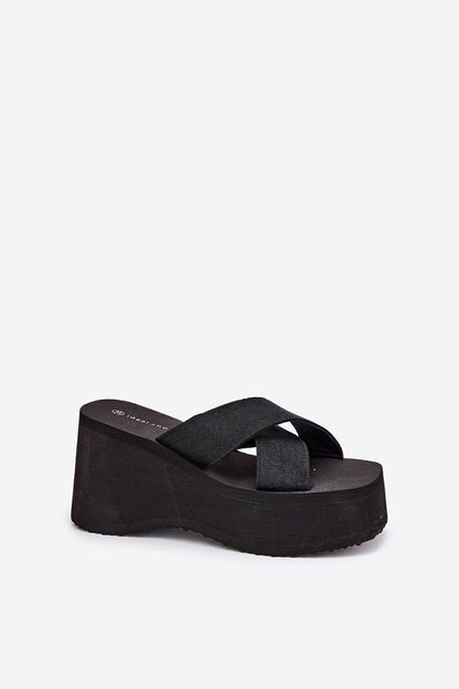  Sandał Klapki Model Sevolee 3773 Black - Step in style 