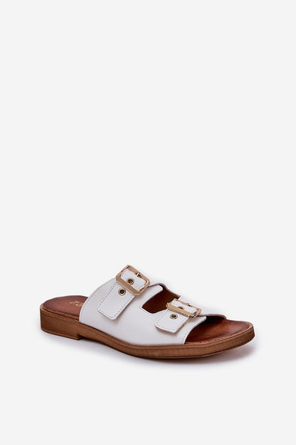  Sandał Klapki Model Zazoo 3020 White - Step in style 