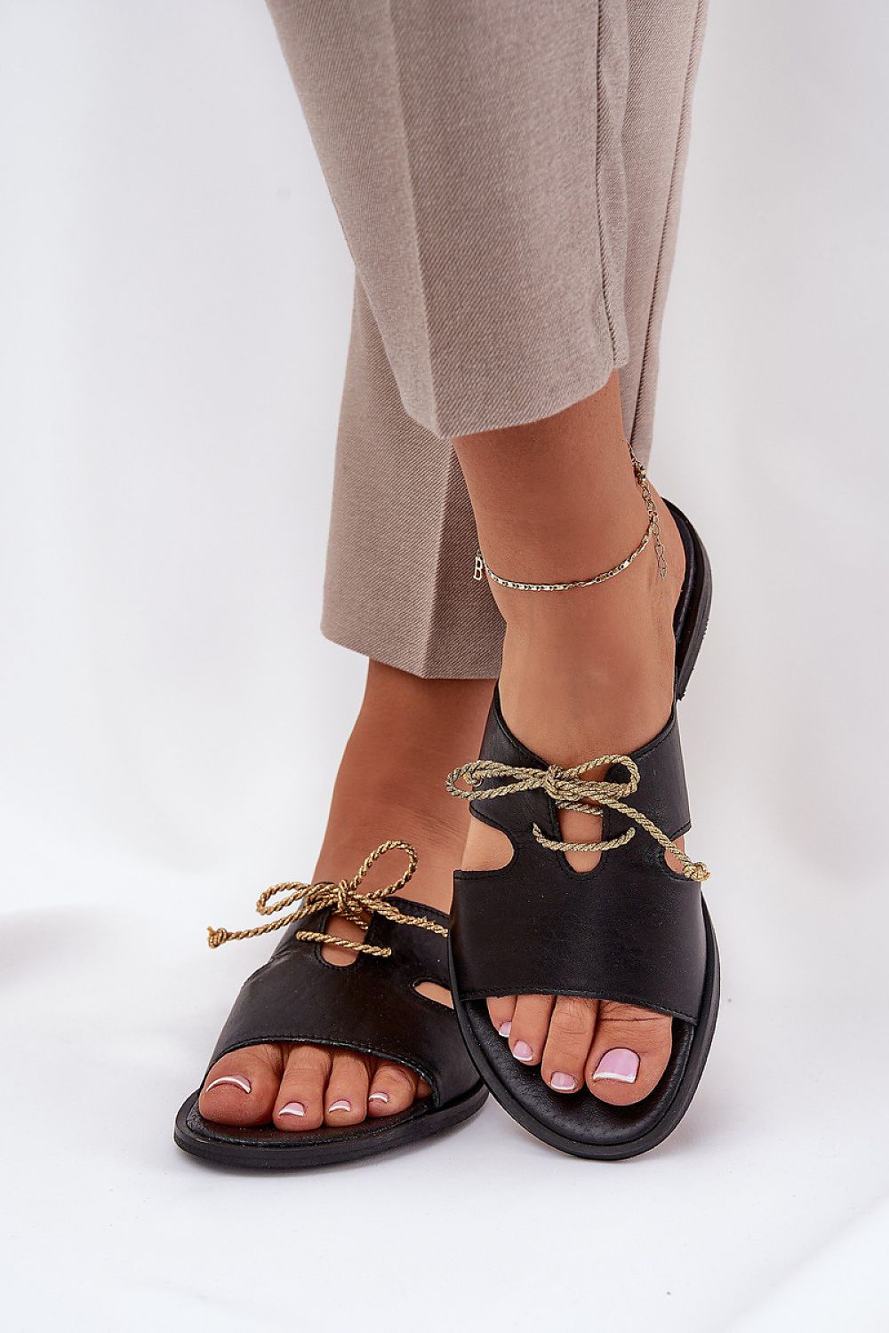 Sandał Klapki Model Zazoo 3022 Black - Step in style 