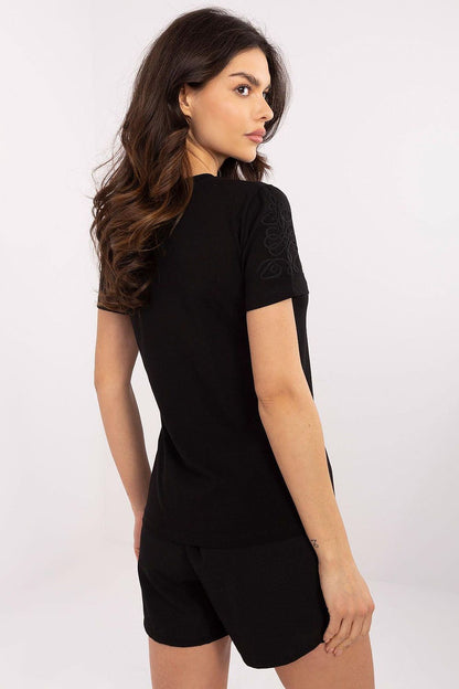   T-shirt  Damski Model RV-TS-A518.39 Black - Relevance 
