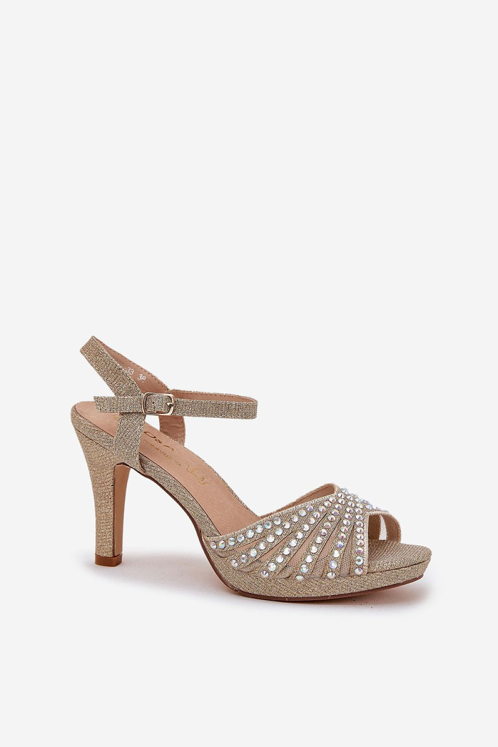  Sandały Model DA MR1038-33 Gold - Step in style 