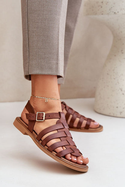  Sandały Model Zazoo 3686 Brown - Step in style 