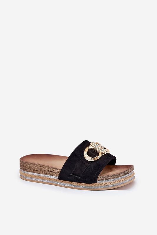  Sandał Klapki Model Rilirea M339 Black - Step in style 