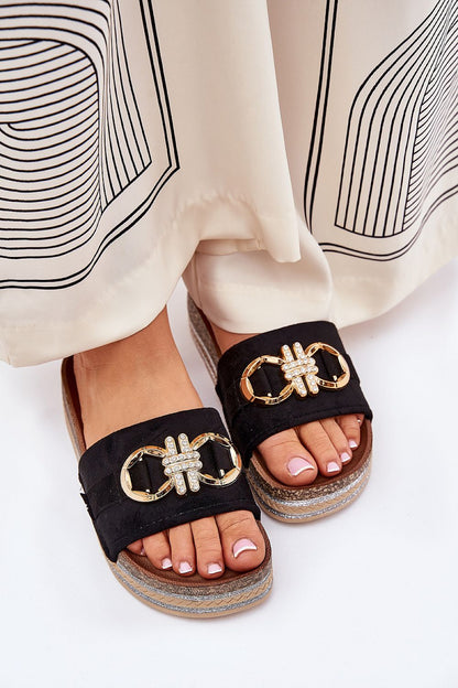  Sandał Klapki Model Rilirea M339 Black - Step in style 