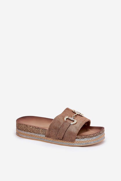  Sandał Klapki Model Morisela M538 Khaki - Step in style 