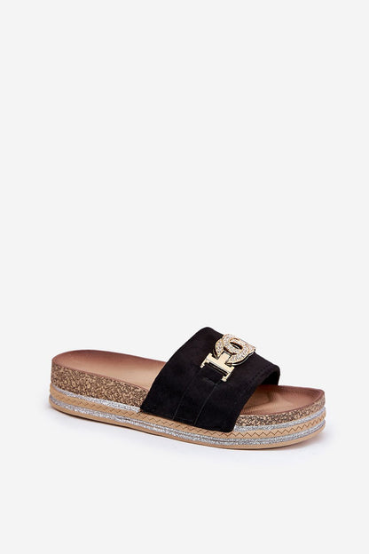  Sandał Klapki Model Eanes M530 Black - Step in style 