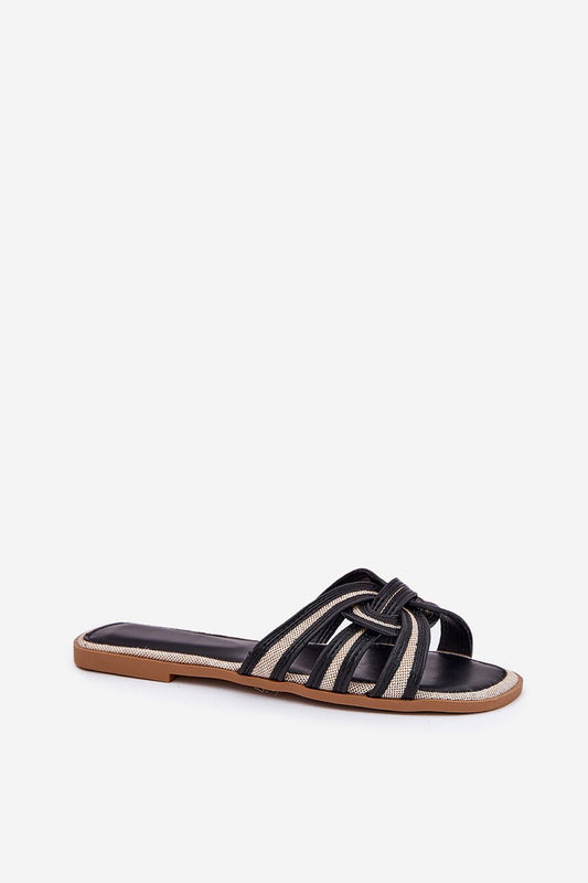  Sandał Klapki Model Acimine 0739-CLA-1 Black - Step in style 