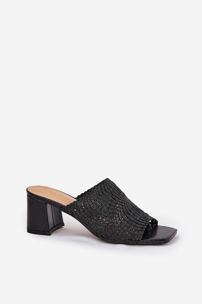  Sandał Klapki Model Ciariloria FY35-6 Black - Step in style 