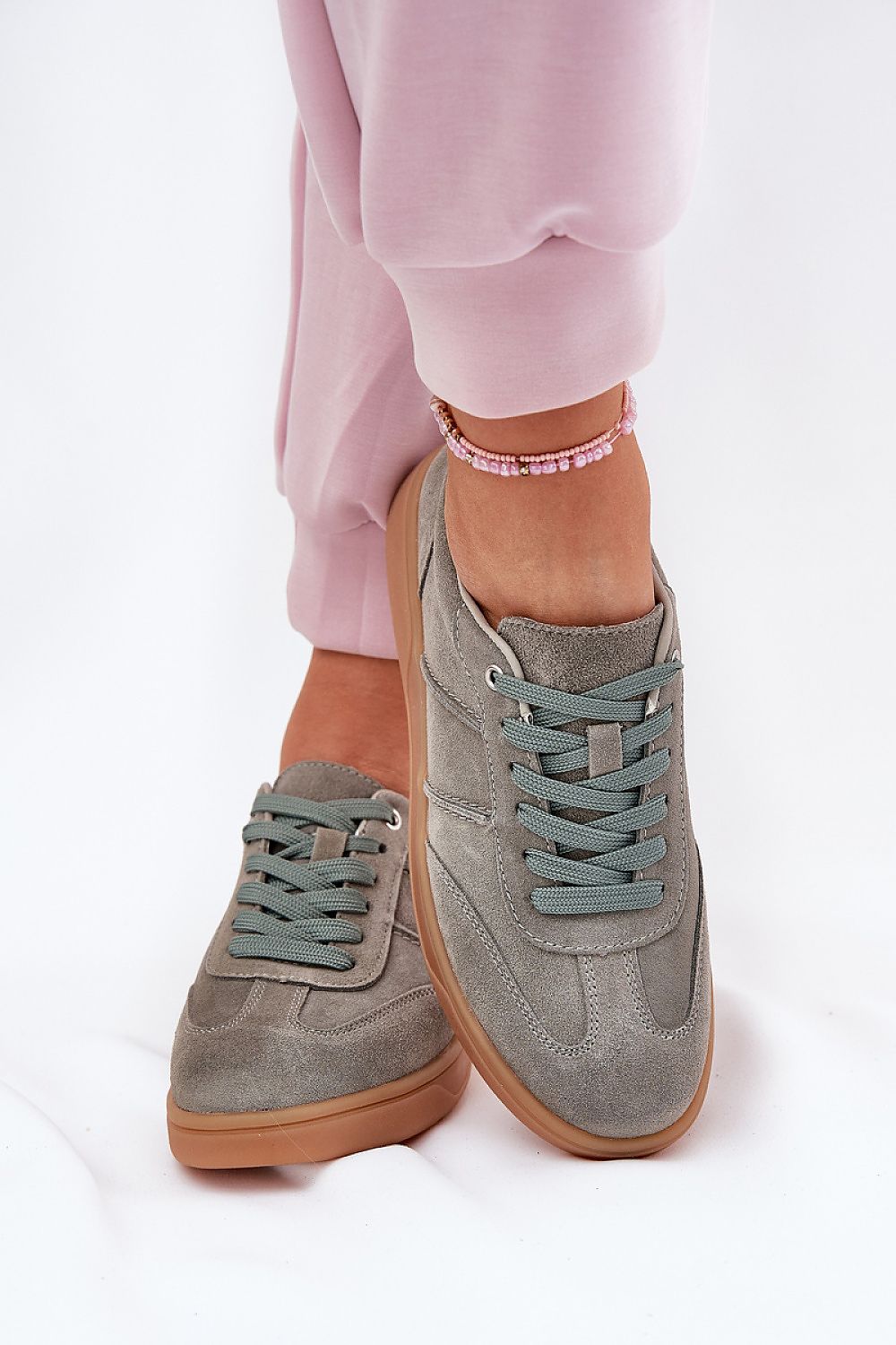   Buty Sportowe Model Paliana 25SP18-8430 Green - Step in style 
