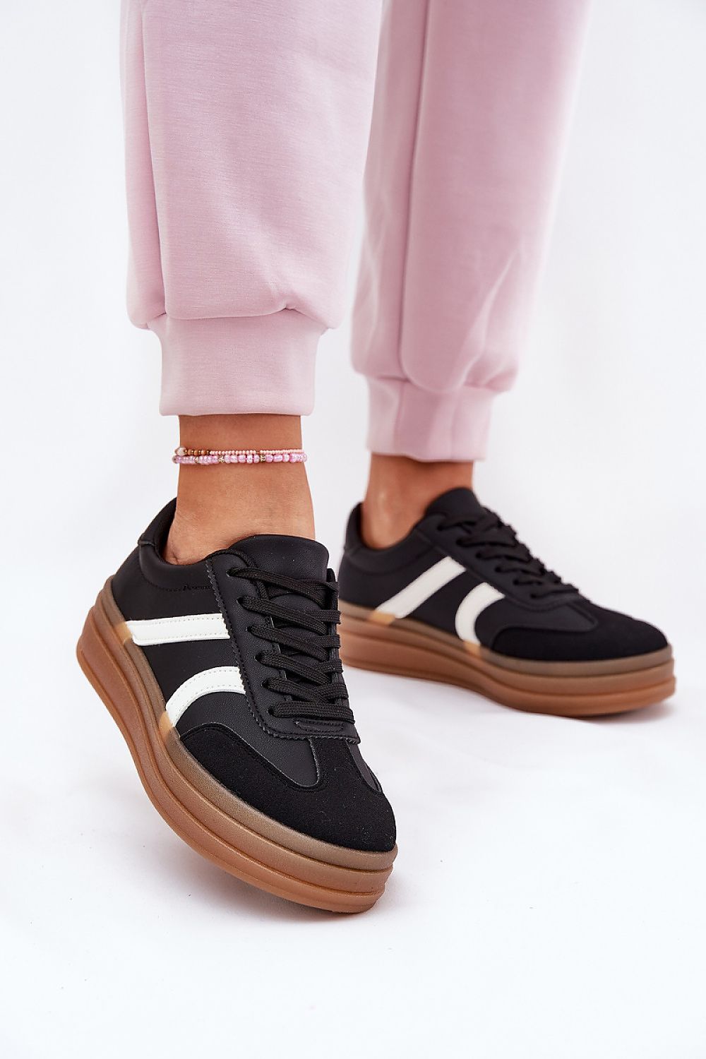   Buty Sportowe Model Tolianna 25SP26-9087 Black - Step in style 