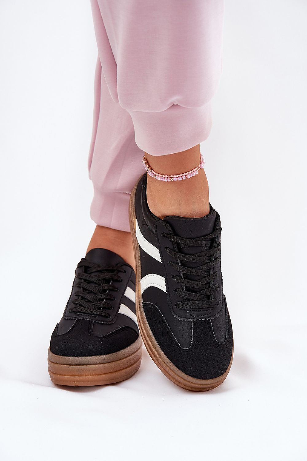   Buty Sportowe Model Tolianna 25SP26-9087 Black - Step in style 