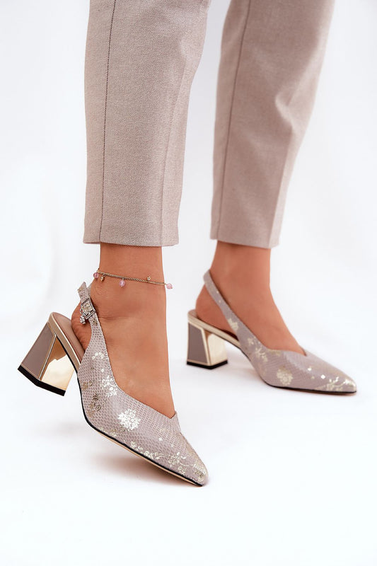  Sandały Model Vinceza 66733 Gold/Silver - Step in style 