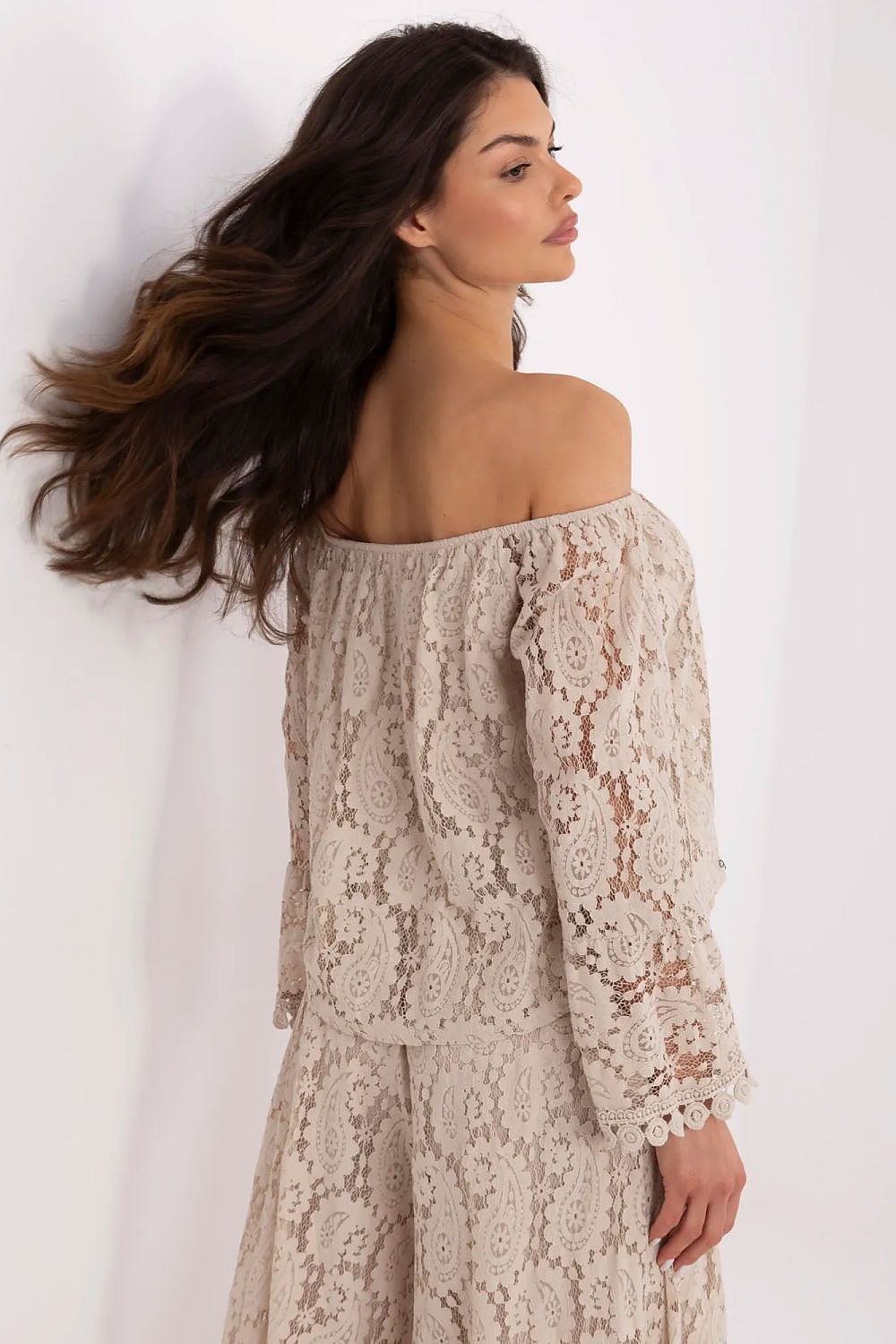   Bluzka Model MI-BZ-88500.79 Beige - Italy Moda 