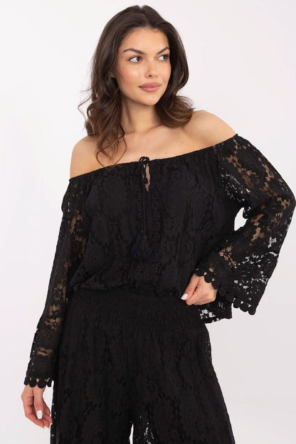   Bluzka Model MI-BZ-88500.79 Black - Italy Moda 