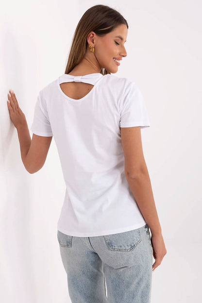   Tshirt Damski Model NM-TS-NG25285.74P White/Beige - NM 