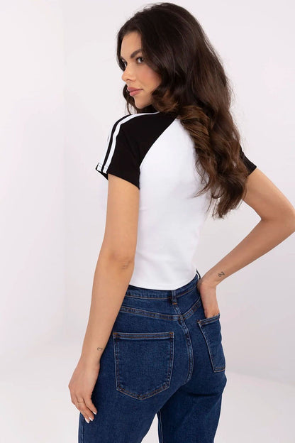   Tshirt Damski Model NM-TS-NG3772.82 White/Black - NM 