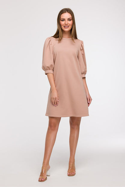  Sukienka Model B291 Mocca - BeWear 