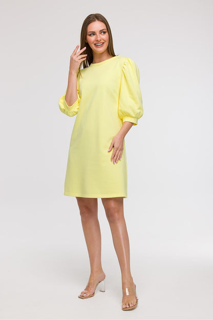  Sukienka Model B291 Cytryna - BeWear 