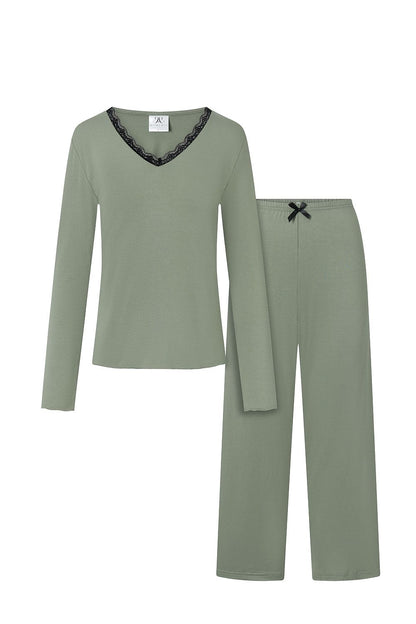  Piżama Damska Model Emerald Dreams 223365 Green - Momenti Per Me 