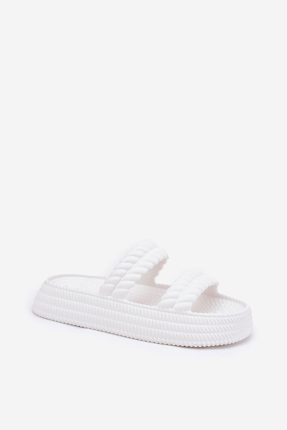  Sandał Klapki Model S.Barski ZK51-001 White - Step in style 