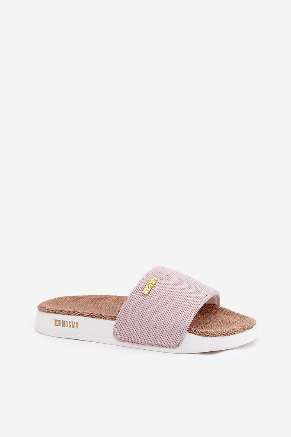  Sandał Klapki Model Big Star RR274A105 Light Pink - Step in style 