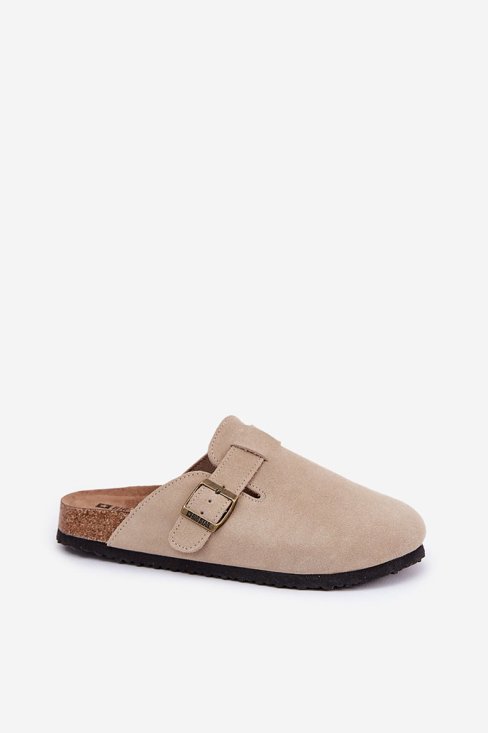  Sandał Klapki Model Big Star RR274A385 Beige - Step in style 
