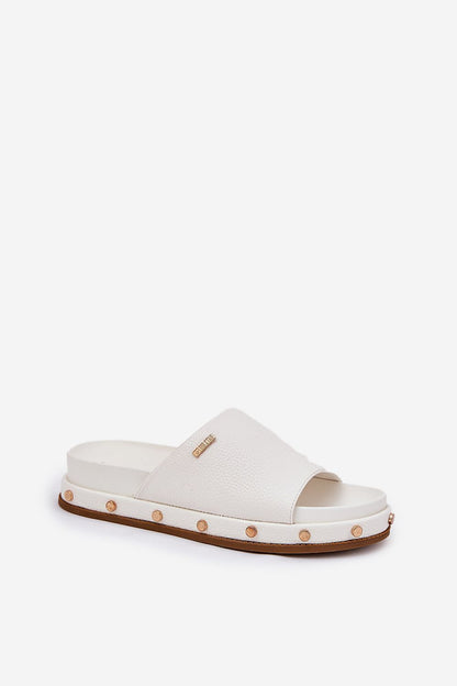  Sandał Klapki Model Big Star RR274216 White - Step in style 