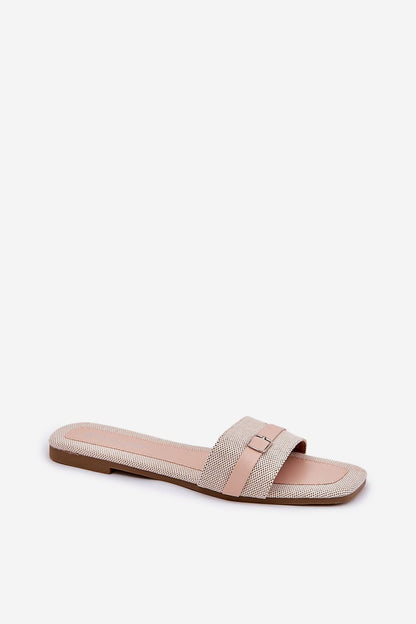  Sandał Klapki Model Zilina N75-60 Beige - Step in style 